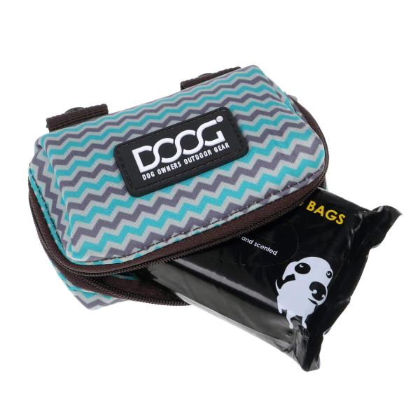 Doog - Walkie Pouch - Benji brown/blue zigzag